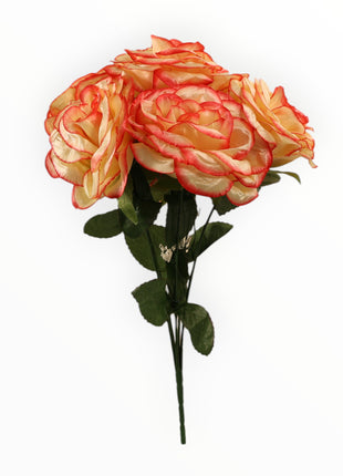 Rosa Abierta Italiana Satín x6