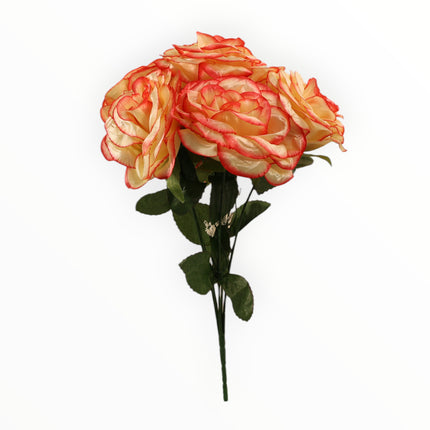 Rosa Abierta Italiana Satín x6