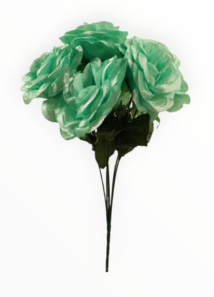 Rosa Abierta Italiana Satín x6