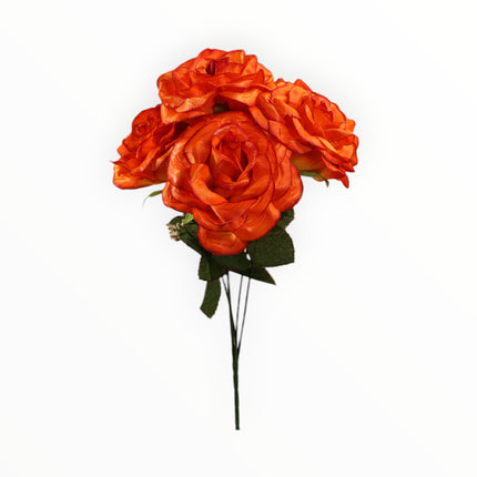 Rosa Abierta Italiana Satín x6