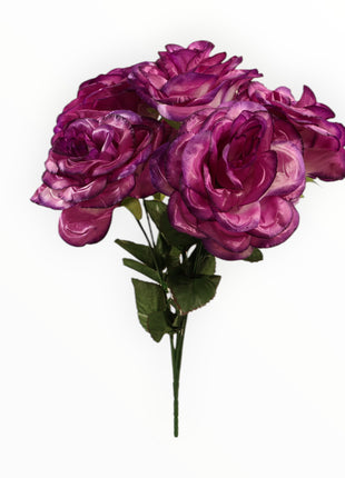 Rosa Abierta Italiana Satín x6