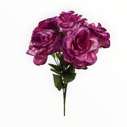 Rosa Abierta Italiana Satín x6