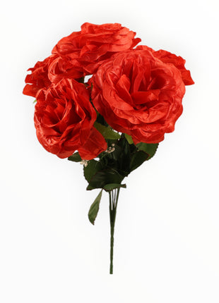 Rosa Abierta Italiana Satín x6