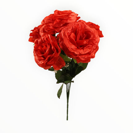 Rosa Abierta Italiana Satín x6