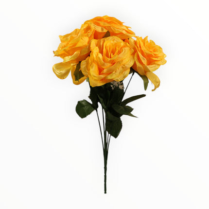 Rosa Abierta Italiana Satín x6