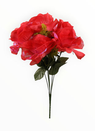 Rosa Abierta Ponge Tornasol Gipso x6