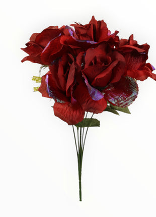 Rosa Abierta Ponge Tornasol Gipso x6