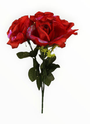 Rosa Abierta Ponge Tornasol Gipso x6