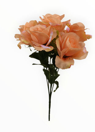 Rosa Abierta Ponge Tornasol Gipso x6