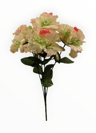 Rosa abierta curva satín c/ gipso