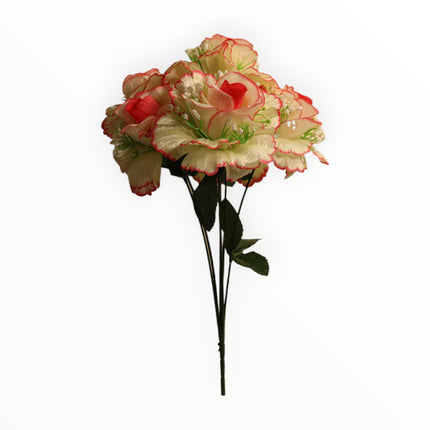 Rosa abierta curva satín c/ gipso