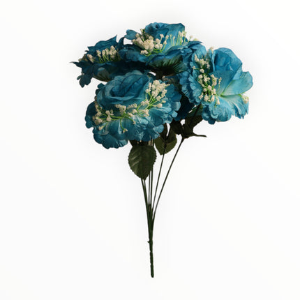 Rosa abierta curva satín c/ gipso