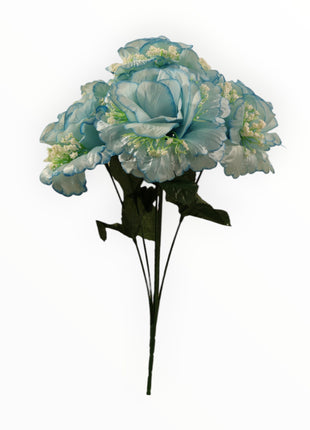 Rosa abierta curva satín c/ gipso