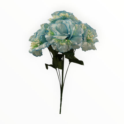 Rosa abierta curva satín c/ gipso