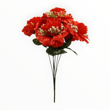 Rosa abierta curva satín c/ gipso