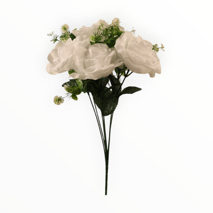 Ramo Rosa x5 c/ follaje