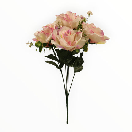 Ramo Rosa x5 c/ follaje