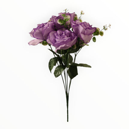 Ramo Rosa x5 c/ follaje