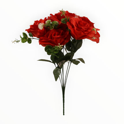 Ramo Rosa x5 c/ follaje