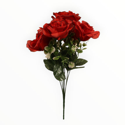 Ramo Rosa x5 c/ follaje