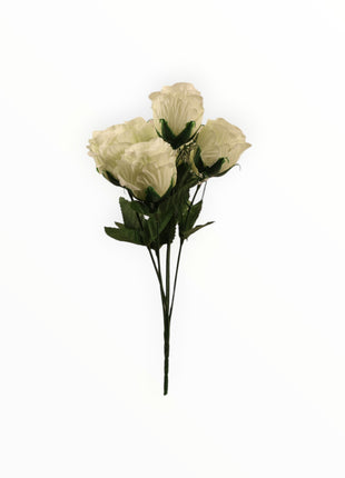 Rosa Capullo Petalo de Col con Gipso X6