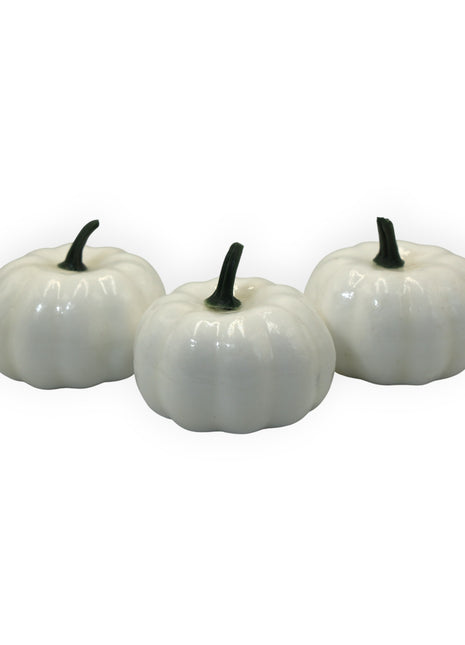 Set de Calabazas Blancas x3 Piezas