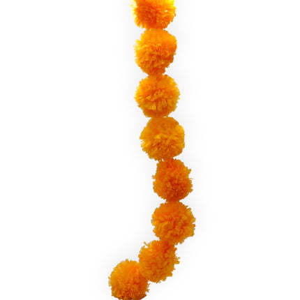 Guía de Pompones Cempasúchil Artificial 1.50m