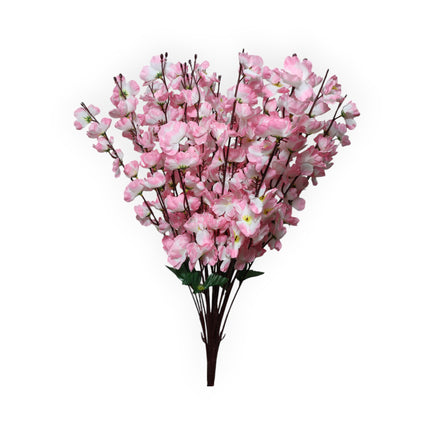 Ramo de Flores Artificiales de Durazno x24