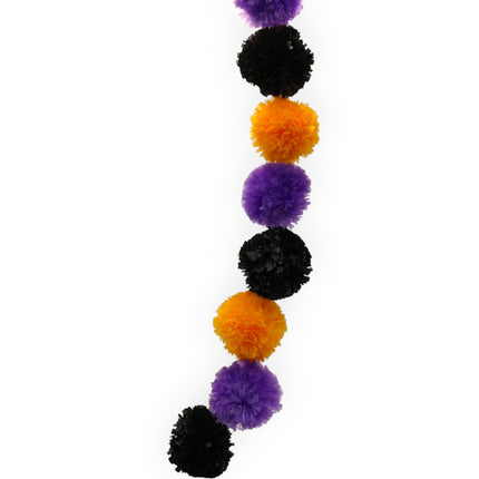 Guía de Pompones Cempasúchil Artificial 1.50m