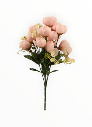 Botón Rosa Ponge x6/18