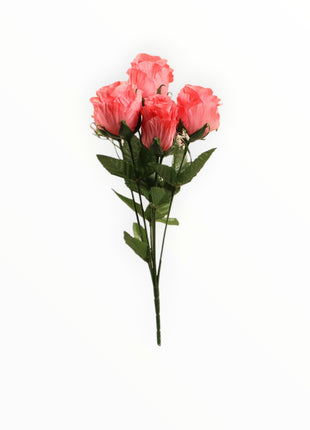 Rosa Capullo Petalo de Col con Gipso X6