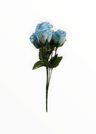 Rosa Capullo Petalo de Col con Gipso X6