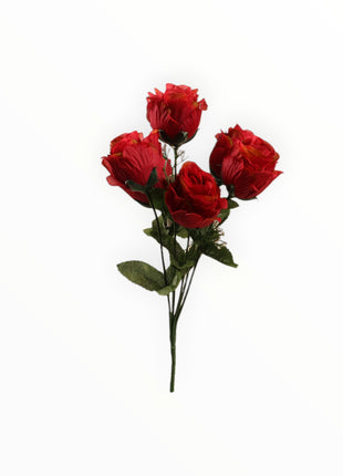 Rosa Capullo Petalo de Col con Gipso X6