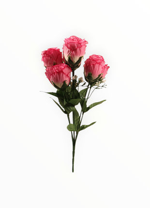 Rosa Capullo Petalo de Col con Gipso X6
