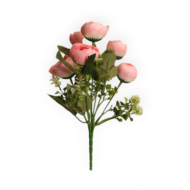 2582 Ramo Peonia X7 con Loto y Hoja