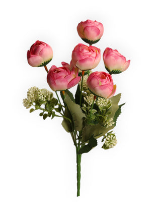 Ramo Peonia X7 con Loto y Hoja