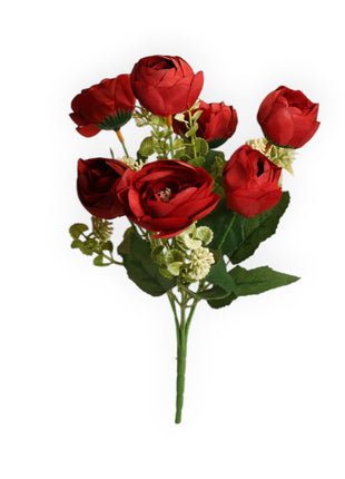 Ramo Peonia X7 con Loto y Hoja