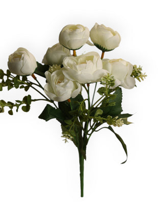 Ramo Peonia X7 con Loto y Hoja