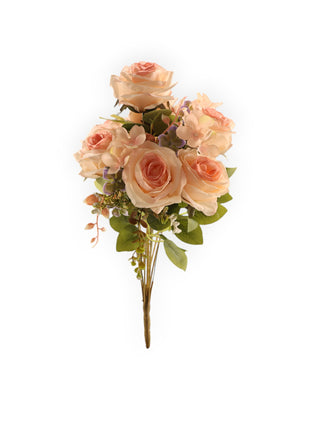 Ramo MD Rosa X11 Dolar Nevado Hortensia F. Uña de Gato